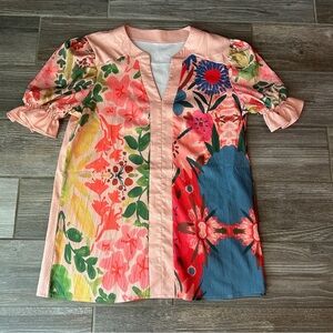 Beautiful Flowy‎ Floral Print Blouse, Women’s Large